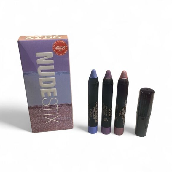 Nudestix Magnetic Eye Color Pencil Set – Lilac Sky, Prism, Oceania  (READ) - Picture 1 of 1